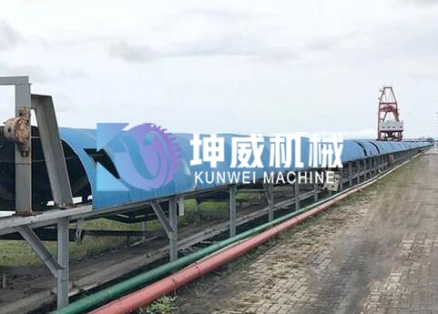  皮帶輸送機內物料與摩擦力